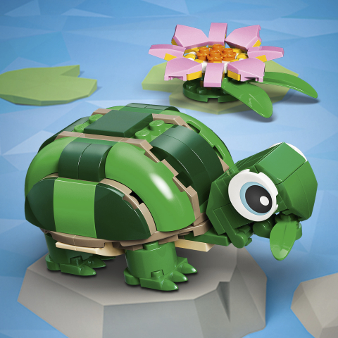 31377 Turtle with a Water Lily Flo.. V29 4