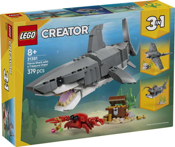31381 Fierce Shark with a Treasure.. V29 3
