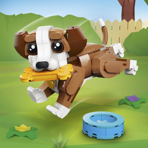 31382 Cute Animals: Playful Puppy Dog 3