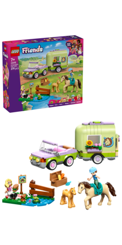 42695 Horse & Baby Foal Trailer V29 2