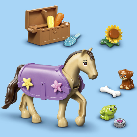 42695 Horse & Baby Foal Trailer V29 4