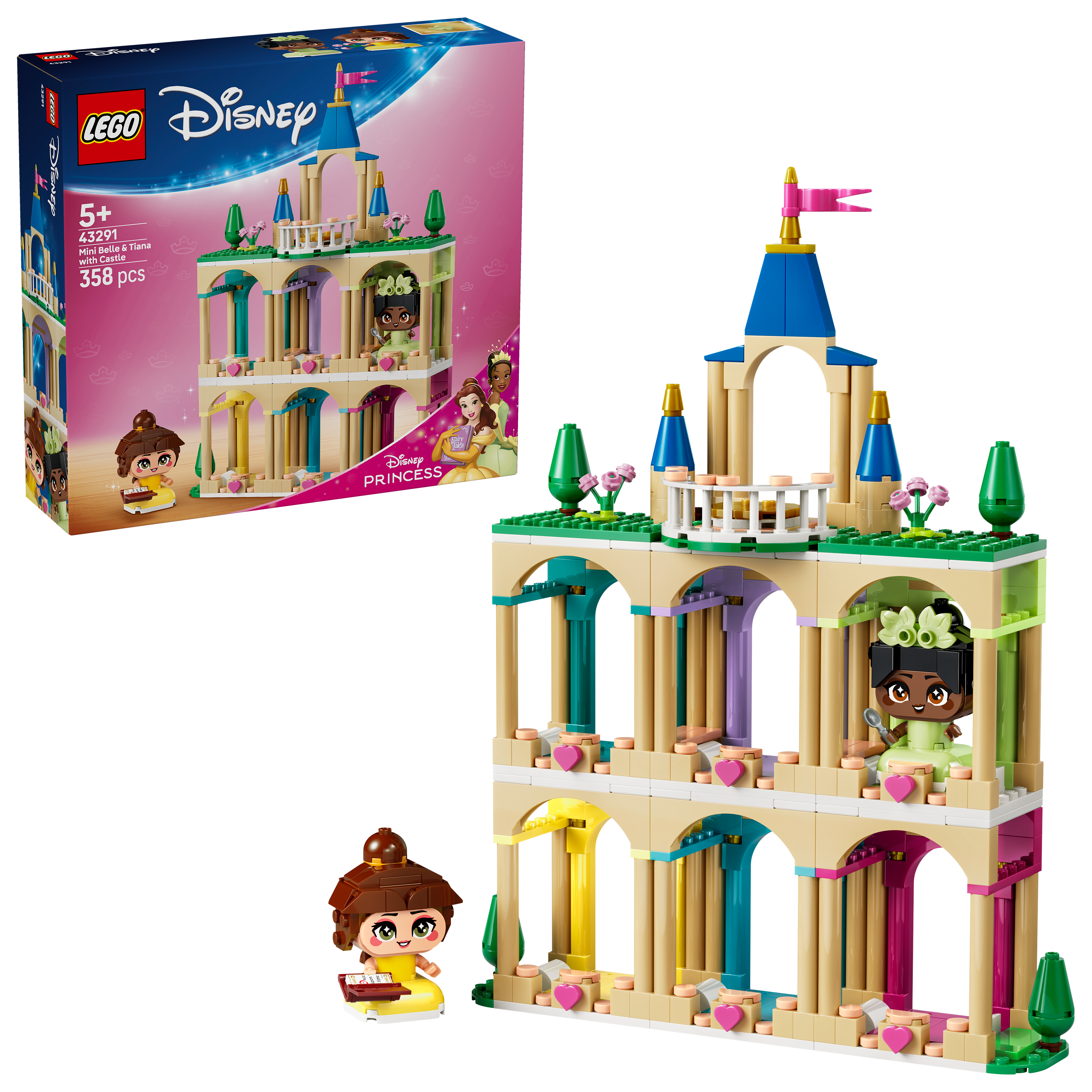 43291 Mini Belle & Tiana with Castle 1