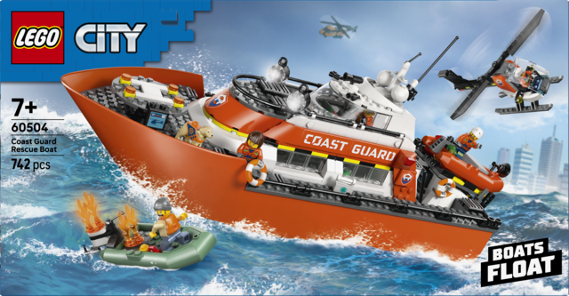 60504 Coast Guard Rescue Boat & He.. V29 4
