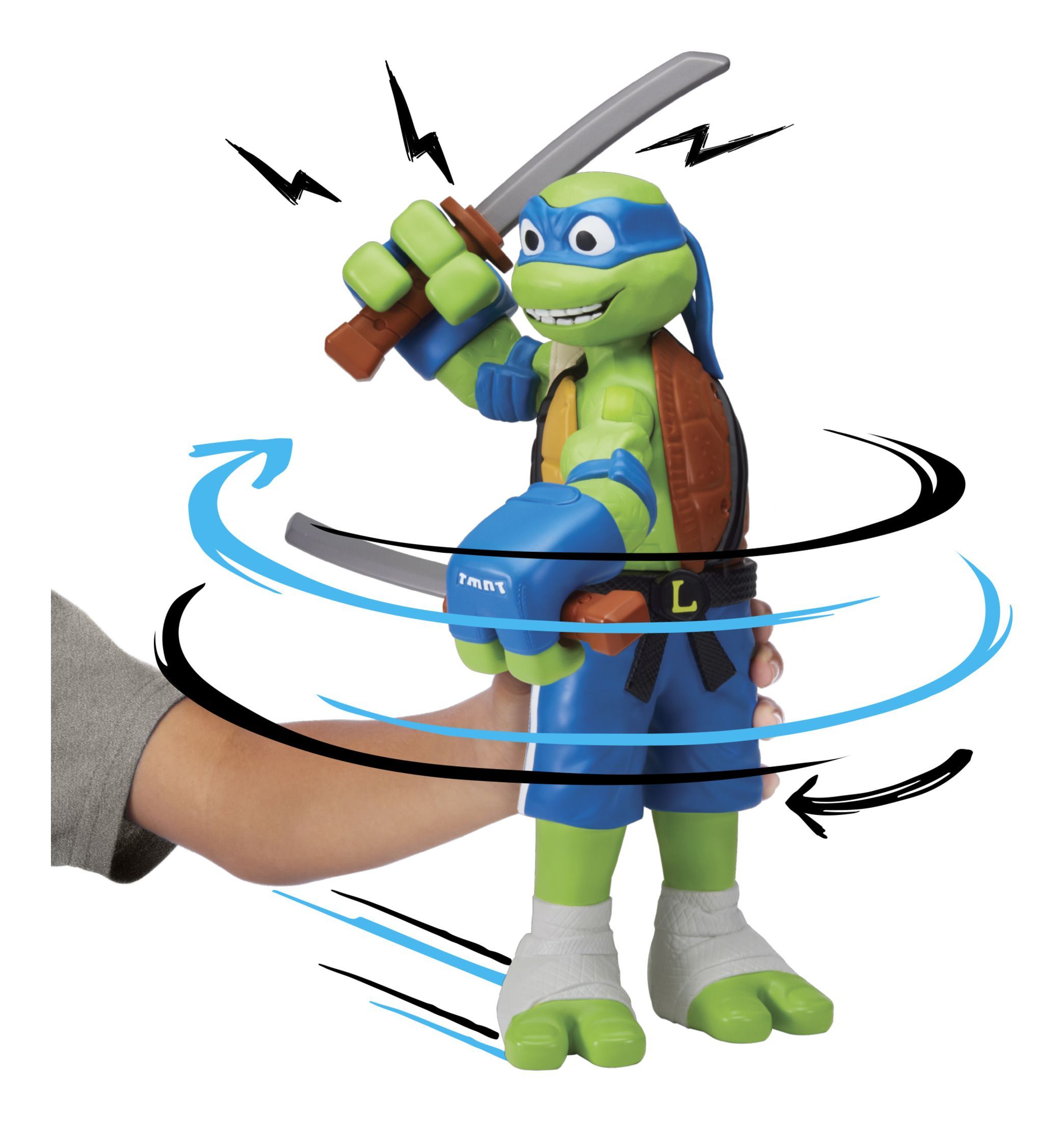 PM83418 NINJA TURTLES GIANT ROLL 'N PUNCH LEONARDO 1