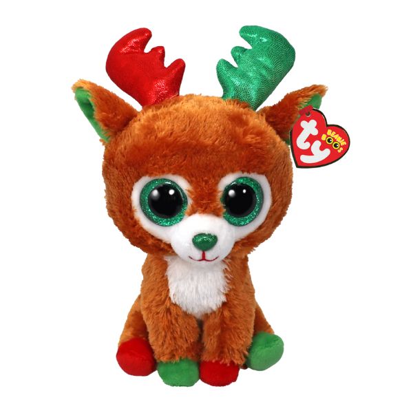TY 37354 BOOS TINSELTOES, 15 cm - brown reindeer (3) 1