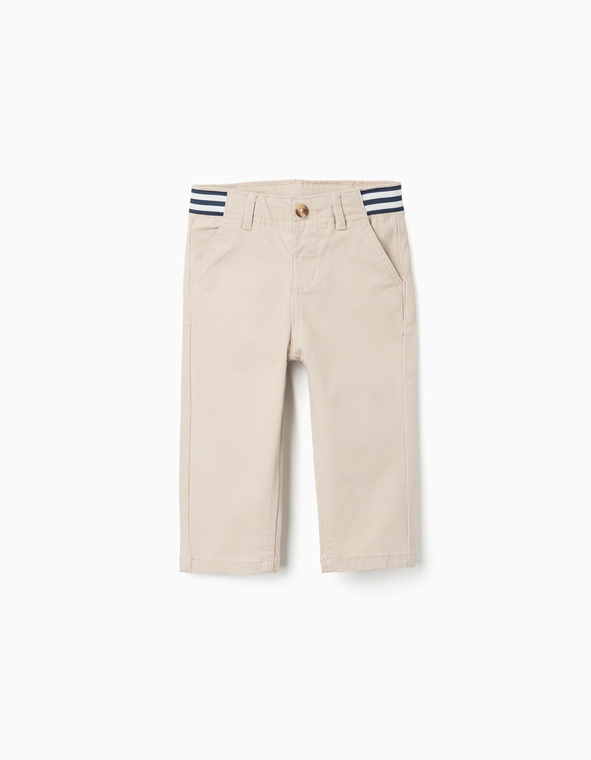 31076893021012 - CHINO PANTS TWILL, LIGHT BEIGE, 24/36M 1