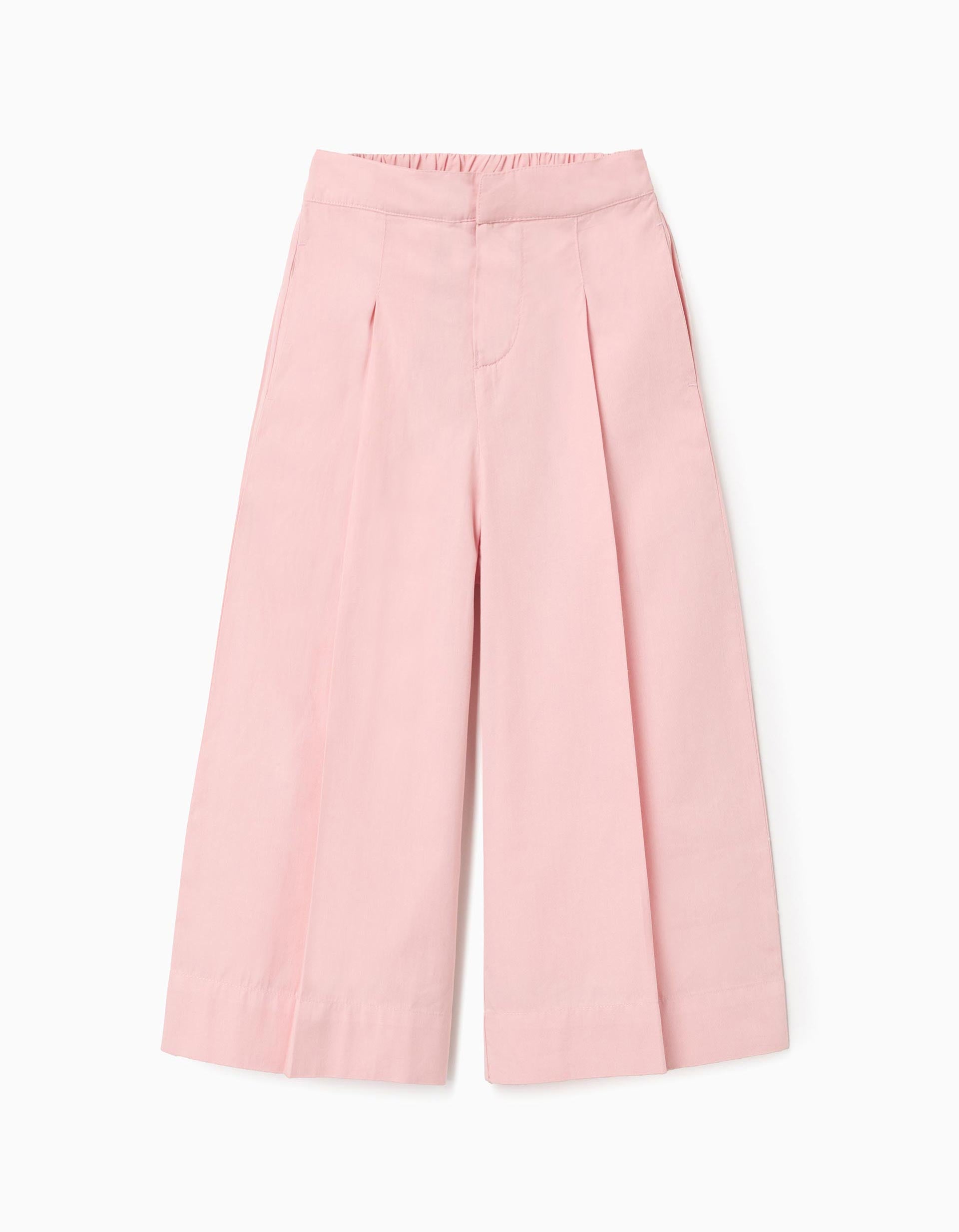 31077250030026 - PANTS POPLIN WIDE, LIGHT PINK, 6/7 1