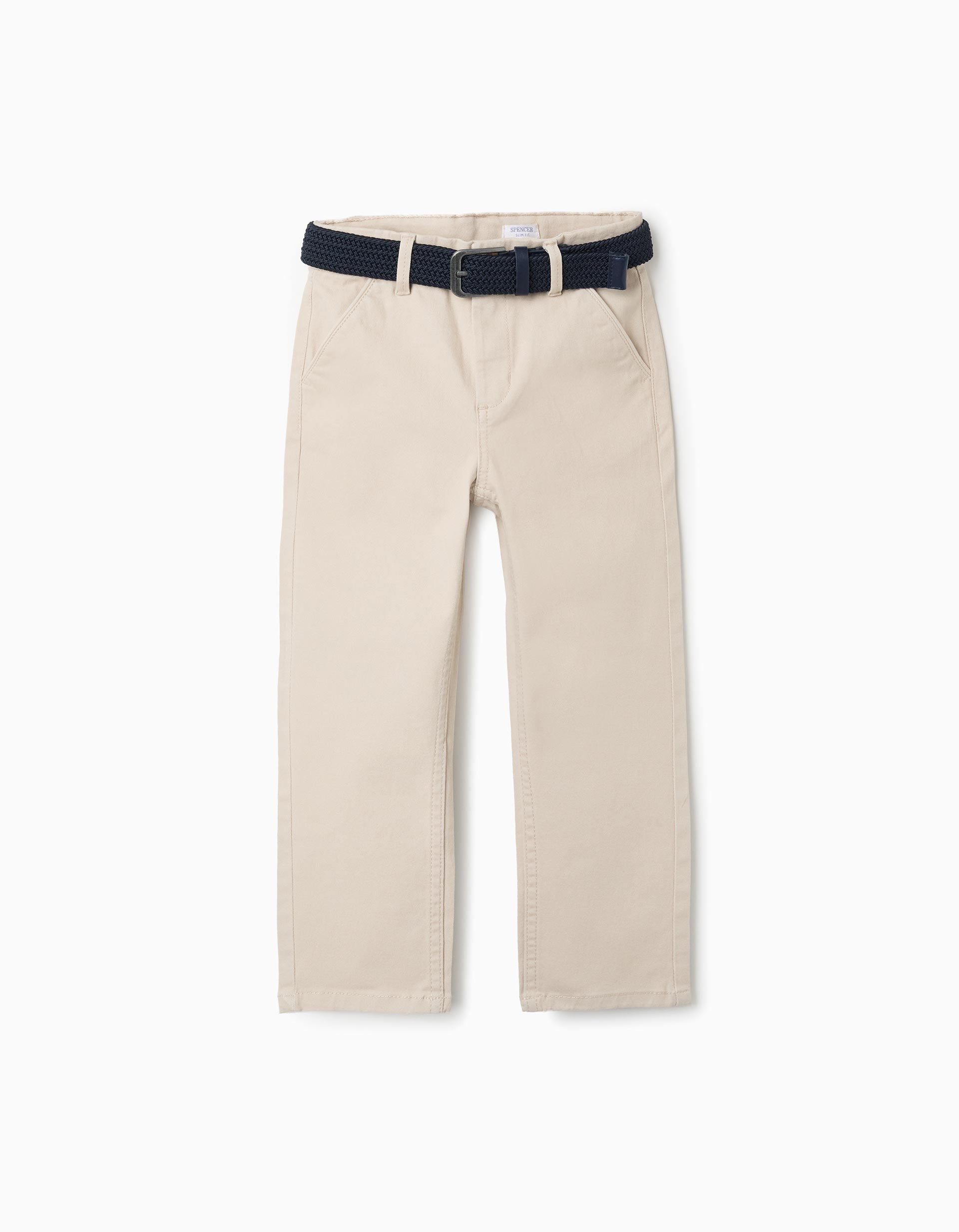 31076916021037 - CHINO PANTS TWILL, LIGHT BEIGE, 11/12 1