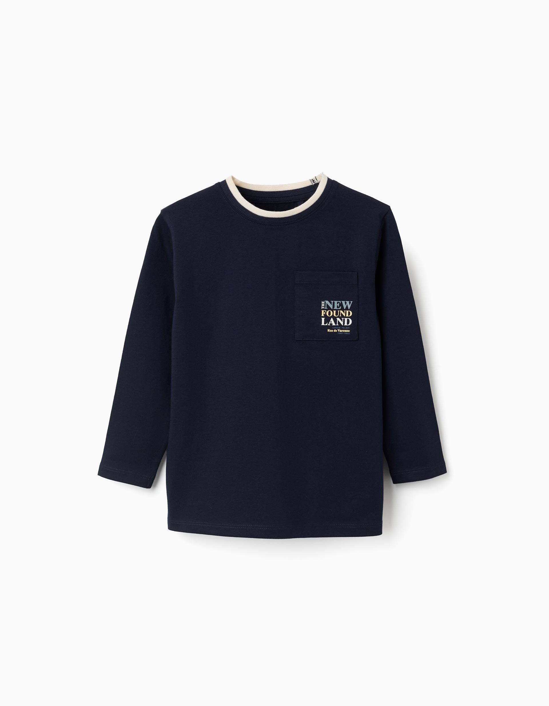 31079258006040 - TSHIRT LS JERSEY, DARK BLUE, 13/14 1