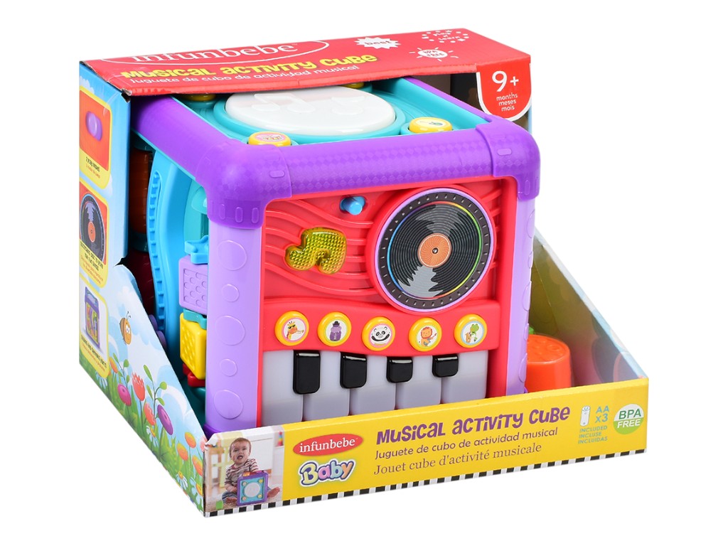 LS50111 Infunbebe musical activity cube 4
