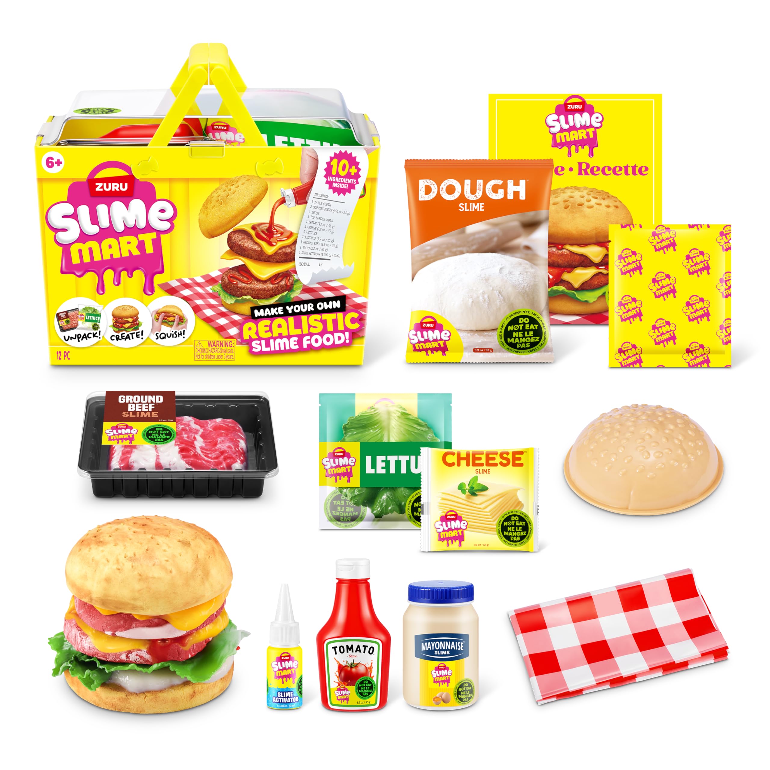 ZU15905A ZURU SLIME MART BASKET BURGER SET 1