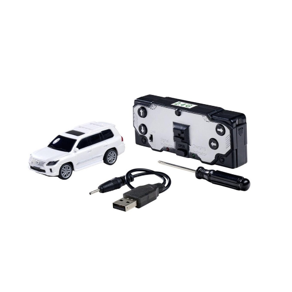 4337 1:60 Nano Racer Lexus LX570 white 1