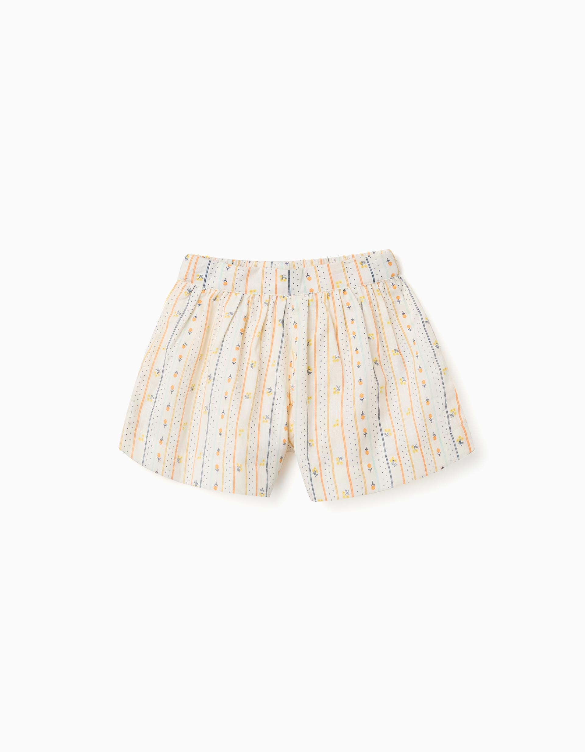 31080129021006 - SHORTS COTTON AOP, LIGHT BEIGE, 6/9M 1