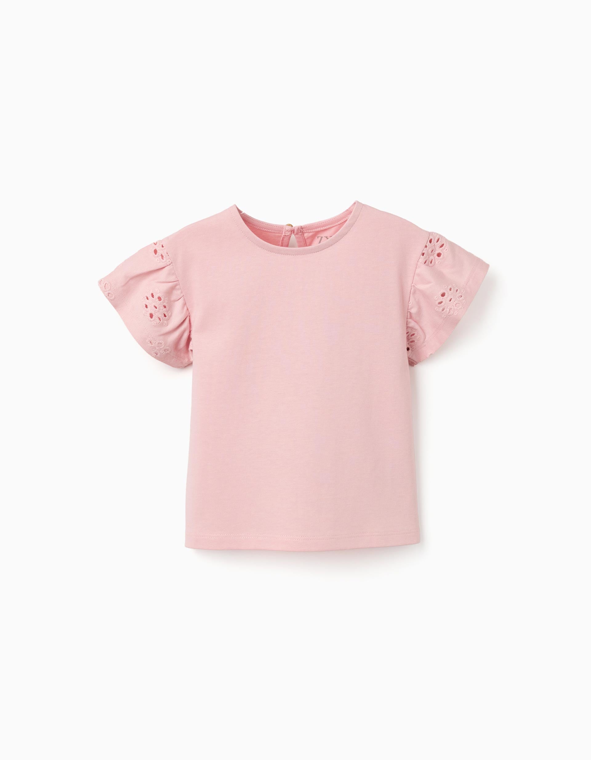 31079859030006 - SS TSHIRT EMBROIDERY, LIGHT PINK, 6/9M 1