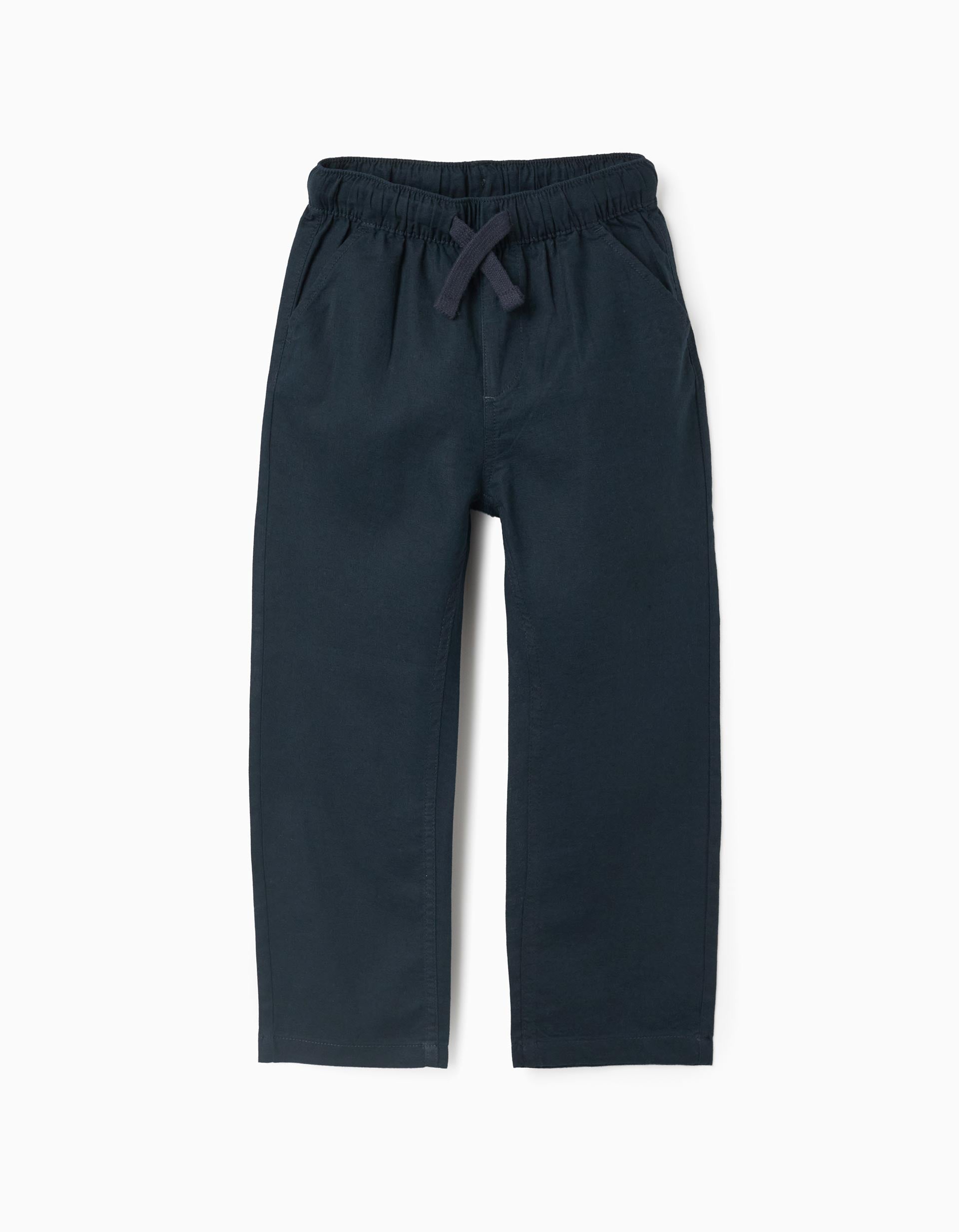 31078371712033 - PANTS LINEN, NIGHT BLUE, 9/10 1
