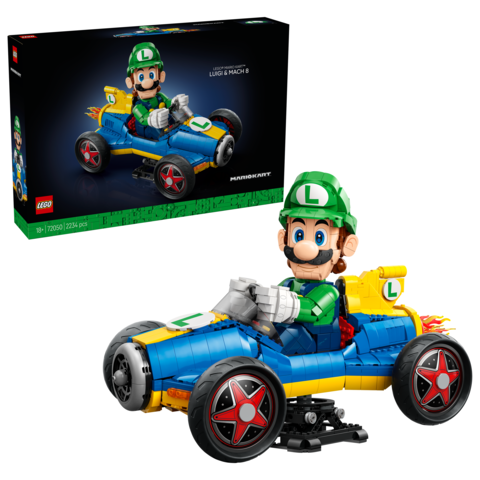 72050 Mario Kart™ – Luigi & Mach 8 V29 2