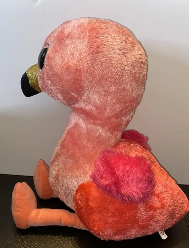 TY 37262 BOOS GILDA, 24 cm - pink flamingo (1) 1