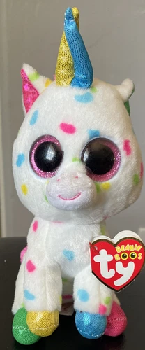 TY 36898 BOOS HARMONIE, 15 cm - speckled unicorn (3) 3