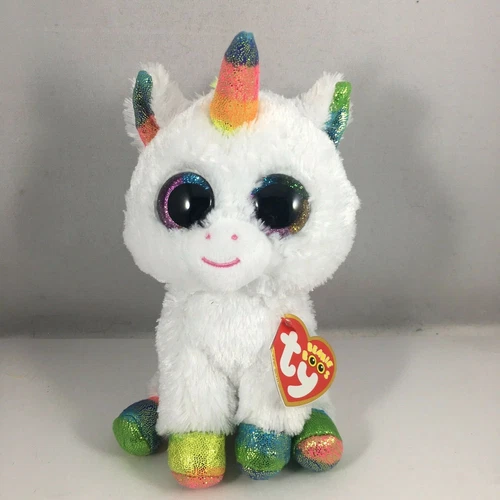 TY 37157 BOOS PIXY, 24 cm - white unicorn (1) 2
