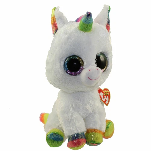 TY 37157 BOOS PIXY, 24 cm - white unicorn (1) 3