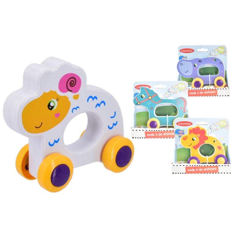 PLA66 Infunbebe Push n go animals D18 2