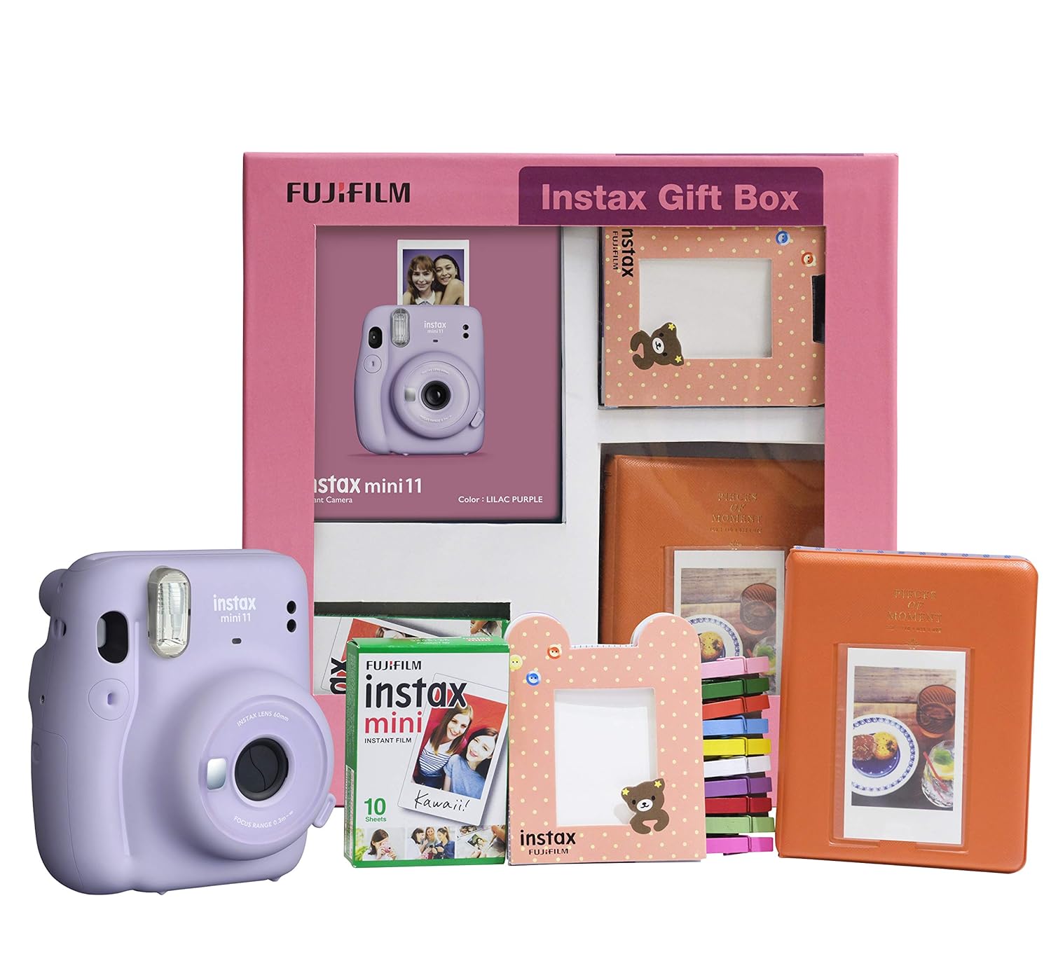 INSTAX MINI 11 LILAC PURPLE SCRAPBOOK BOX 1