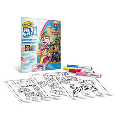 75-2814 COLOR WONDER SET PAW PATROL, FOLDALOPE, 4 MARKERS 1