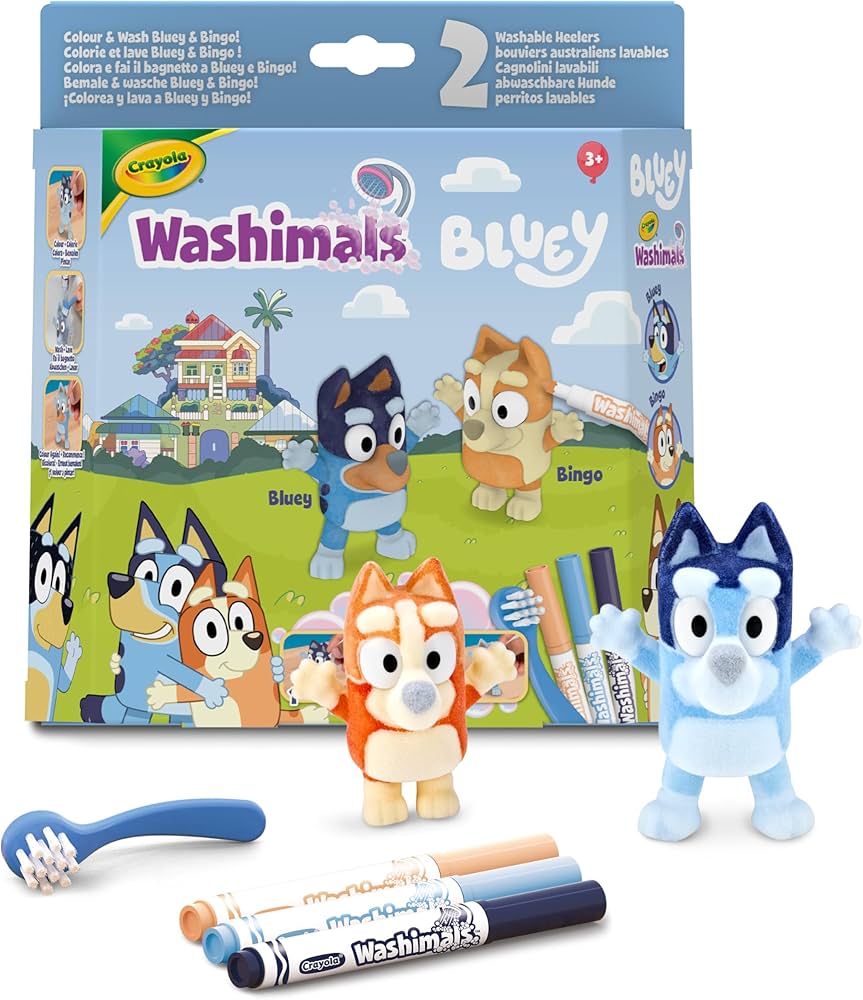74-0254 WASHIMALS PETS - BLUEY 2ct 1