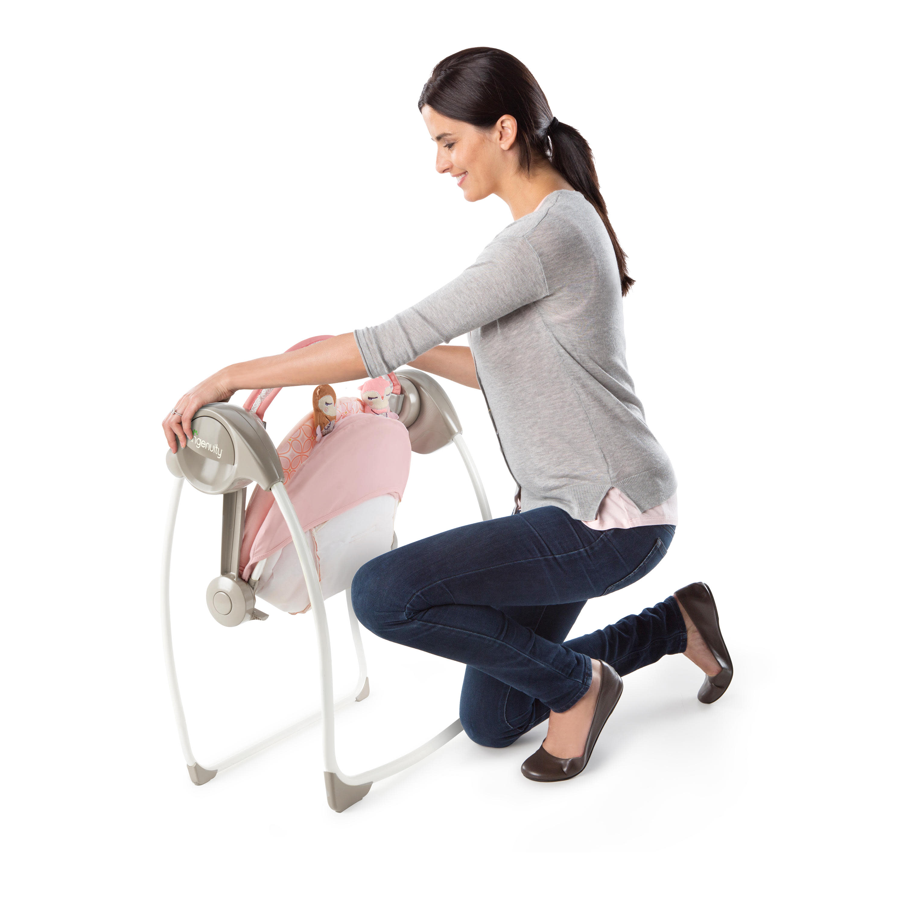 11210 Ingenuity Comfort 2 go Portable Swing, Audrey 2