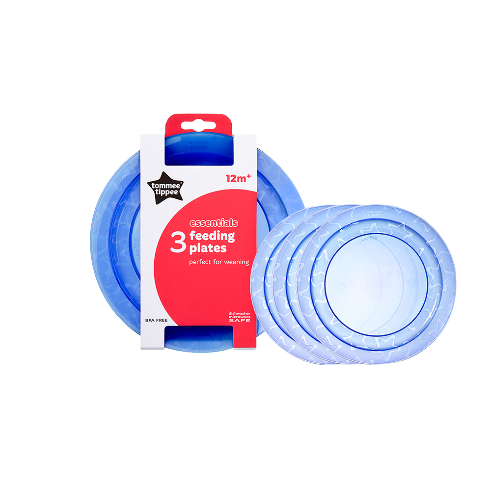 TT0199-ALBASTRU Pjata ushqimi 12m+ 3x blu 2