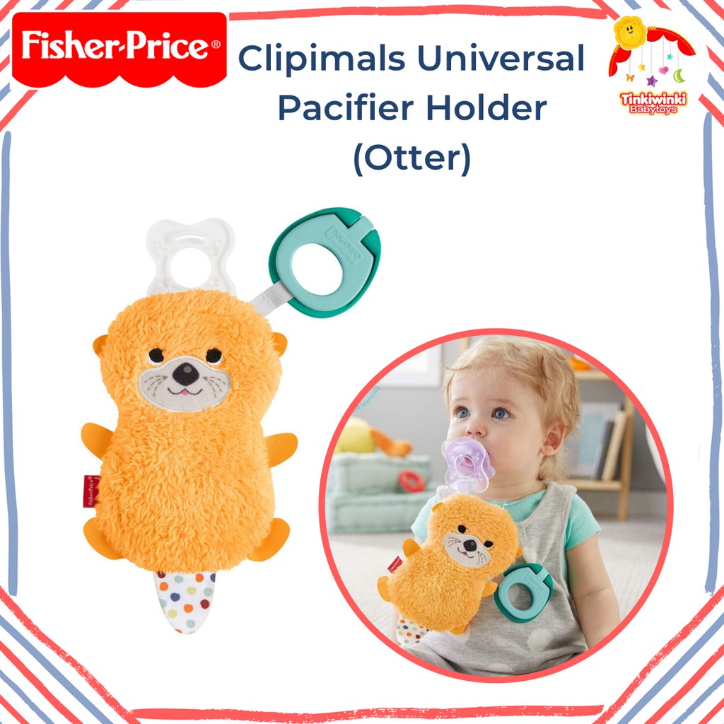 GKC49 Fisher-Price Clipimals Universal Pacifier Holder 1