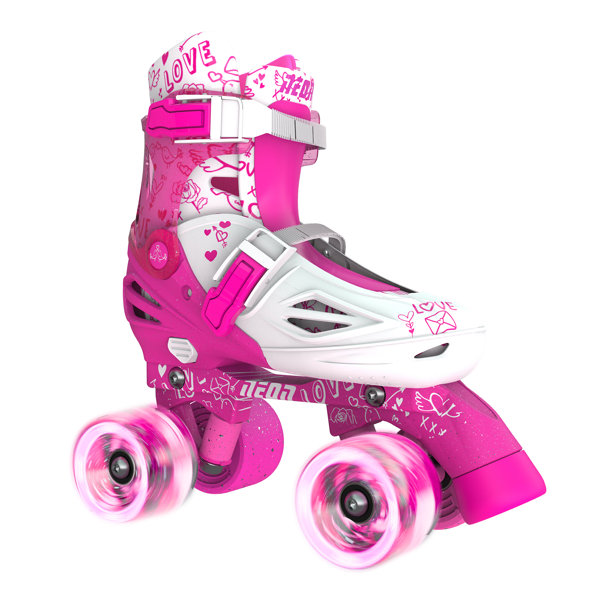 NT10P4 NEON 2IN1 COMBO ROLERI 34-37 PINK 1