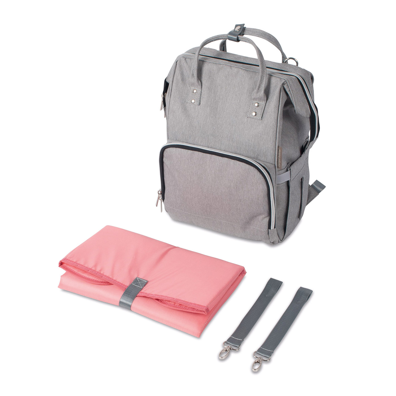50/103 Canpol babies Mum Backpack with Stroller Clip Grey 3