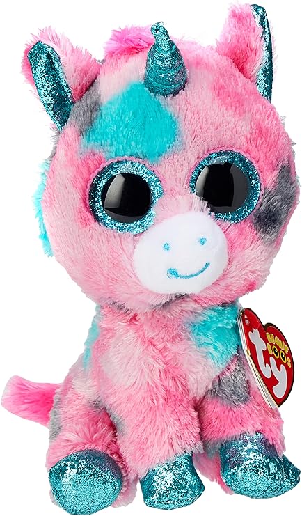 TY 36313 BOOS GUMBALL, 15 cm - pink-aqua unicorn (3) 1