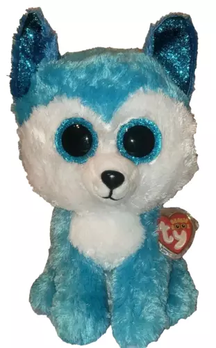 TY 36474 BOOS PRINCE, 24 cm - blue husky (1) 1