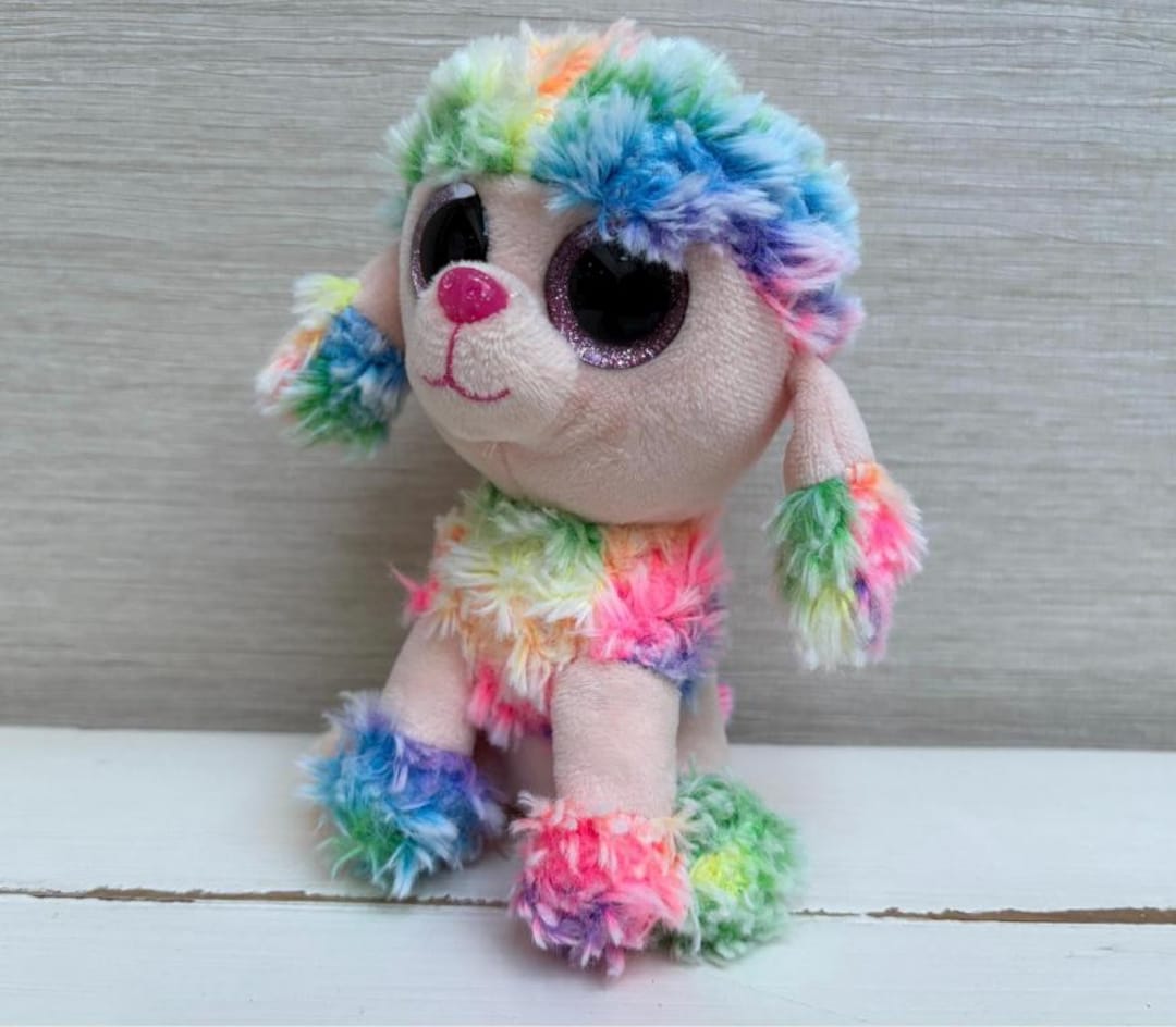 TY 42511 Ty Beanie Balls RAINBOW, 8.5 cm - poodle (6) 1