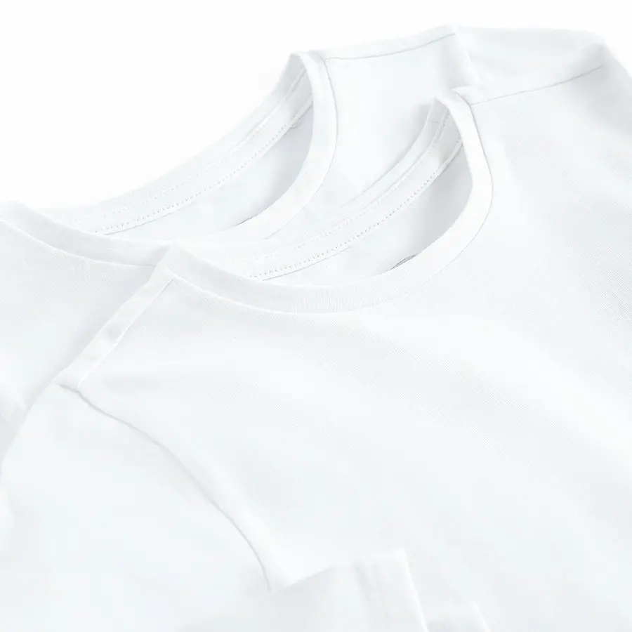 6863722 CCG2120620-00-P T-SHIRT L/S 2-PACK WHITE 170CM 1