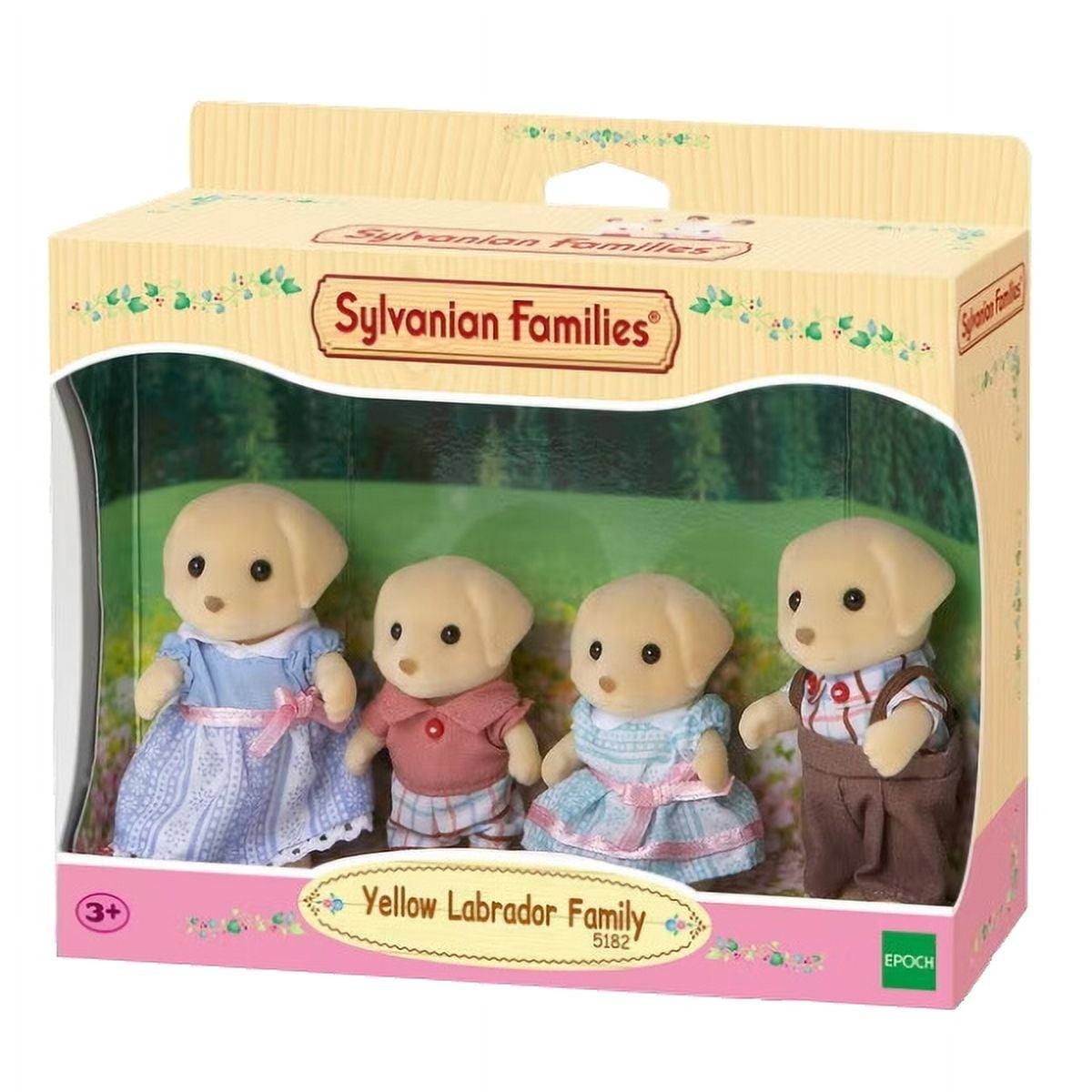 EC5182 SYLVANIAN Families YELLOW LABRADOR FAMILY D7 1